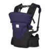 Elemenopeee ComfortFit Baby Carrier Bag for Babies 4 to 24 Months | Supports Up to 15kg | 4 Comfortable Carrying Positions | Lightweight, Adjustable, and Perfect for Travel (Blue & Black)