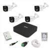 IMPACT BY HONEYWELL 2 MP Wired CCTV KIT with 4 Channel DVR I 4 Bullet Cameras I 1 TB Hard Disk & Accessories I Made in India I White (I-MKIT4CH-3_HI)
