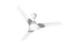 Polycab Aereo Plus Star Rated, 1200mm Ceiling Fan For Home | High Speed & Air Delivery | Saves Up To 33% Electricity, Rust-Proof Blades, 52 Watt | 3-yr Warranty【Pearl White Cloud Grey Silver】