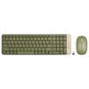 ZEBRONICS Companion 104 2.4GHz Wireless Keyboard & Mouse Combo, 100 Keys, Laser Printed Keycaps, Integrated Multimedia Keys, 3 Button Mouse, 1200 DPI, High Precision, Advanced Optical Sensor (Green)