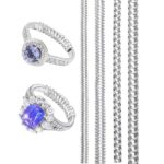 Ring Size Adjuster for Loose Rings | Spiral Ring Guards in Gold & Clear | 4 Sizes Ring Sizer | Invisible Silicone Ring Tightener for Men & Women | Flat & Round Ring Fit Solution 4 pcs (Silver)