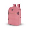 Genie Brooklyn Casual Backpack for Girls |16 In-14 Ltr with Laptop Sleeve,Two Compartments,Organizer and Light Weight with Padded Shoulders |Best for Books,Stationery,Lunch Box & Essentials – Pink