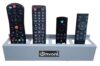 invont Wall Mount Remote Holder | Light Grey Texture Powder Coated 1mm Thickness Steel – Compatible with TV | AC | DVD | DTH | Remotes | AC Remote Wall Stand | TV Remote Holder