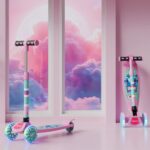 Lifelong Scooter for Kids 3+ Years – Foldable Kids Scooter with PVC Wheels & Adjustable Height – Kick Scooter Capacity 50Kg- Baby Scooter Toys for 3+ Year Old Boy & Girl – Skate Scooter (Llks18) Pink