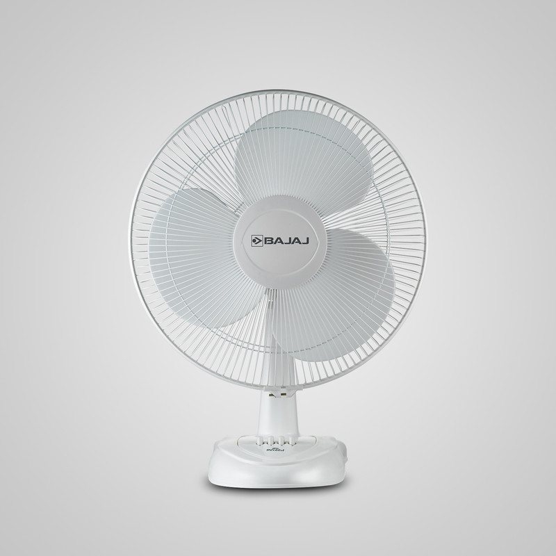 BAJAJ Esteem 400 mm with 1 Year Warranty Silent Operation Table Fan(1 Star | White | Pack of 1)