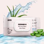 Hushabye Soft Baby Wet Wipes with AloeVera And Glycerin, Clinically Tested with Lid(72 Wipes)