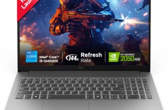 Lenovo LOQ Essential Intel Core i5 12th Gen 12450HX – (12 GB/512 GB SSD/Windows 11 Home/4 GB Graphics/NVIDIA GeForce RTX 2050) 83LK0031IN Gaming Laptop(15.6 Inch, Luna Grey, 1.77 Kg)