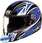 STUDDS Chrome D2 Motorbike Helmet(Black)