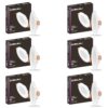 Bajaj Ivora Compact Downlight 3-in-1 Colour | 5W LED Downlight | for Smaller Spaces | Long Life of 25000 Hours (Multi Colour, Pack of 6)