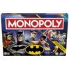 Monopoly Batman Edition Board Game | Monopoly Game for Batman Fans | Ages 8 and Up | 2 to 4 Players | Family Games | Strategy Games for Kids and Adults