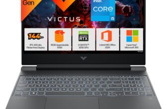 HP Victus Intel Core i5 13th Gen 13420H – (16 GB/512 GB SSD/Windows 11 Home/6 GB Graphics/NVIDIA GeForce RTX 3050/144 Hz) 15-fa2700TX Gaming Laptop(15.6 inch, Mica Silver, 2.29 Kg, With MS Office)