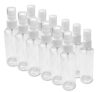 DIY Crafts 6 inch Spray Bottle Cover, White Cover, Clear Bottle, Easy to Spray, Smooth Nozzle, Easy to Refill, Great Traveling. (Pack Of 6 Pcs, Spray Bottle)