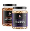 Nature Purify Dry Fruits Combo Pack 800g California Alomnd, Cashew Nuts 400g Each