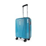 Aristocrat Cabin Airpro 55 Cm(Small) Polypropylene 360 Degree 8 Wheels Trolley Bag for Travel Hard Case Luggage, Lightweight with Combination Lock & Robust Trolley with 7 Yrs Warranty (Teal Blue)