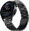 boAt Lunar Discovery Pro, 1.39” HD Display, QR Tray, Emergency SOS, BT Calling Smartwatch(Steel Black Strap, Free Size)