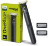 PHILIPS OneBlade QP1424/10 Trimmer 30 min  Runtime 3 Length Settings(Black)