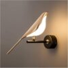 Desidiya Metal Modern Chirpy LED Bird Light for Living Room,Bird Pendant Light for Wall Luxury & Elegant,Night Light Decor Bedroom Fancy Light for Dining Area Decoration for Staircase,Hallway,Kitchen