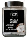 Kitchen Jungle Unrefined Mishri Crystal 800GM (Dhaga Mishri) Jar Pack rock sugar Only filtered
