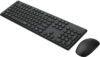 RAPOO X260 Keyboard and Mouse Combo Wireless Standard Desktop Keyboard Compatible with Desktop, Laptop, Mac multimedia_keys(Black)