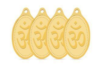 WHP Jewellers 8 gram Yellow Gold OM Pendant