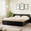 Amazon Brand – Solimo Altamore Engineered Wood King Bed with Box Storage (Wenge Finish)
