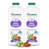 Himalaya Baby Powder 400g (Pack of 2) | Refreshes and keeps baby’s skin smooth and dry