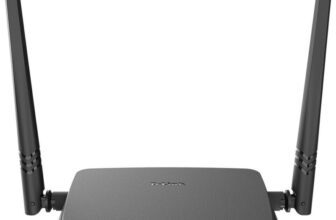 D-Link DIR-615 Wireless Router 2.4 GHz 300 Mbps Wifi Speed Single Band External Antenna Ethernet (Cable Broadband)(Black)