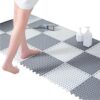 Interlocking Rubber Floor Tiles with Drainage Holes & Raised Columns – Non-Slip, Anti-Skid Flooring for Bathrooms, Showers, Pools, Kitchens & Wet Areas (2)