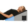 Sleepsia Wedge Pillow for Sleeping | 1 Year Warranty | Back Support Orthopedic Gel Memory Foam Wedge Cushion for Acid Reflux, Pregnancy, Snoring, GERD, Back & Leg Support- Grey/Black, 20″Lx17.4″Wx10″H