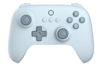 8Bitdo Ultimate C Bluetooth Controller for Switch with 6-axis Motion Control and Rumble Vibration for Nintendo Switch (Blue)