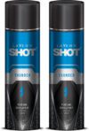 LAYER’R Shot Thunder Deodorant Spray  –  For Men(240 ml, Pack of 2)