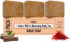 GharSoaps Wood And Saffron Soap For Glowing & Refreshing Skin (pack of 3)(3 x 100 g)