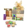NUTRI MIRACLE Diwali Chocolate Dry Fruits Nuts Gift Basket | Festive Hampers With Candles Included Diwali Greeting Card.