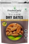 FreshoCartz Peela Sukha Khajoor 1kg | Yellow Dry Dates | Dry Fruits Dates | Authentic Indian Kharek | Natural Chuhara | Pili Kharak Pouch Pack | Ideal for Pooja, Prasad, and Traditional Recipes