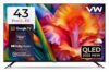 VW 109 cm (43 inches) Pro Series 4K Ultra HD Smart QLED Google TV VW43GQ1