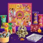 GO DESi Diwali Gift Box – 22 Items | Premium Diwali Gift Hamper | Kaju Katli | Dry Fruit Laddoo | Meetha Paan | Peacock Diya | Diwali Gifts for Family and Friends | Barbeque Peanuts | Soya Sticks | DESi POPz: Tangy Imli, Real Aam, Kaccha Aam | Fruti Twist: Real Aam, Kaccha Aam, Guava