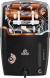 Kinsco Aqua Punch Pro Max 21 L With ISI Mark Ro+Uv+Uf+Tds Adjuster 21 L RO + UV + UF + TDS + ALK + Copper Water Purifier(Black)