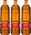 Pansari Kacchi Ghani Mustard Oil Plastic Bottle(3 x 1 L)