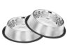 Pets Empire Anti-Skid Dog Food Bowl (2500 ml – Pack of 2) | Stainless Steel Dog Food & Water Feeding Bowl | Basic Pets Feeder – Perfect for Dogs, Puppy, Cat & Kittens