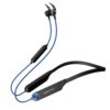 amazon basics in-Ear Wireless Neckband with Mic | Upto 100 Hours Playback | ENC Noise Cancellation | Quick Charge | Low Latency Gaming Mode | Built-in Mic & Voice Assistant | BT v5.4 | Blue