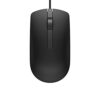 Dell MS116 Wired Optical Mouse – High Precision 1000DPI Sensor, USB Connectivity, Ergonomic Ambidextrous Design, Smooth Scrolling, Ideal for Office & Home Use – Black
