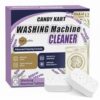CANDY KART Lavender scented 12 Pack Washing Machine Deep Cleaner Descaler Tablets for All Front and Top Load Machines, with Descaling and Stain-Removing Power (PACK OF 12)