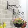 TrustBasket Evander Wall Bracket for Hanging Plants (Pack of 5) Wall Shelf Brackets Plant Hangers for Hanging Flower Pots for Indoor and Outdoor Plants