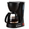 Wonderchef Swift Brew Coffee Machine for Home | 650W | Brew 6 Cups at a Time | Anti-Drip System | Keep Warm Plate | Borosilicate Glass Carafe | Compact Design | 2-Year Warranty