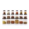 CELLO Checkers PET Canister Set of 18 (300ml x 6, 650ml x 6, 1200 x 6), Transparent| Food grade | Stackable | For Grains, Pulses, Spice, Cereals, Cookies, Dry Fruits | Fridge Storage Container