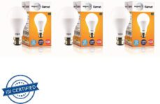 Wipro 15 W Basic Standard B22 LED Bulb(White, Pack of 3)