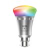 GM Glitz Smart Bluetooth 10 W RGBWW LED Bulb with App & Voice Control, Colour Changing 16 Million Colors, Dimmable, B22 Base (Multi-Color)