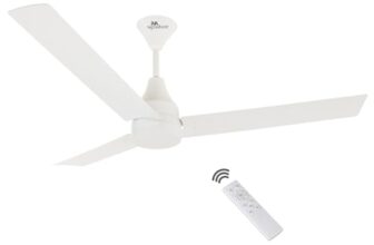 RR Signature Slimaire 5 Star BLDC High Speed Ceiling Fan I Silent Fan I Ceiling Fan for Home & Office (Alice White), 2 Year Warranty