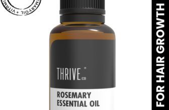 ThriveCo Rosemary Essential Oil for Hair Growth | With 100% Pure Rosemary Oil & Vitamin E(15 ml)