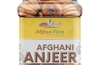 Afghani Farm Dried Anjeer (Figs) | Naturally Sweet & Fiber-Rich | No Added Sugar | Healthy Snack for All Ages | Ideal for Snacking & Cooking (1kg)